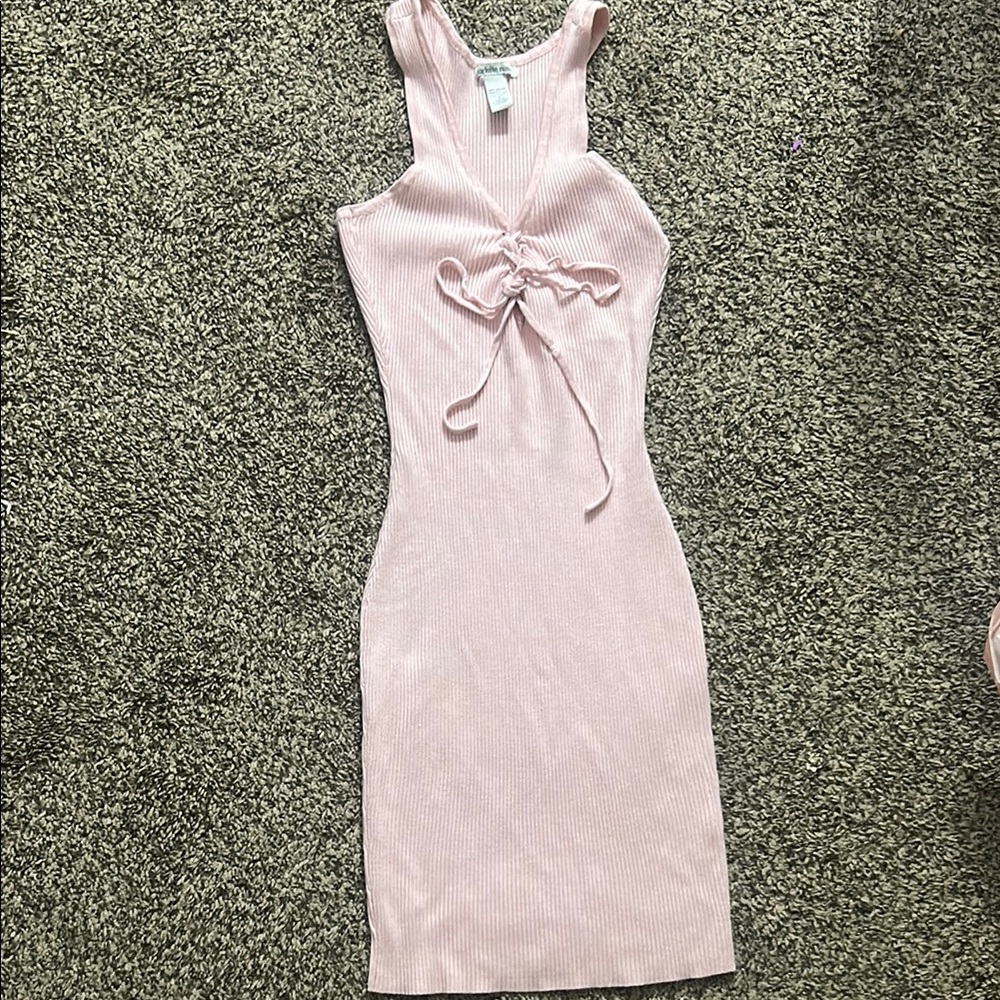 Charlotte Russe Light Pink Midi Dress